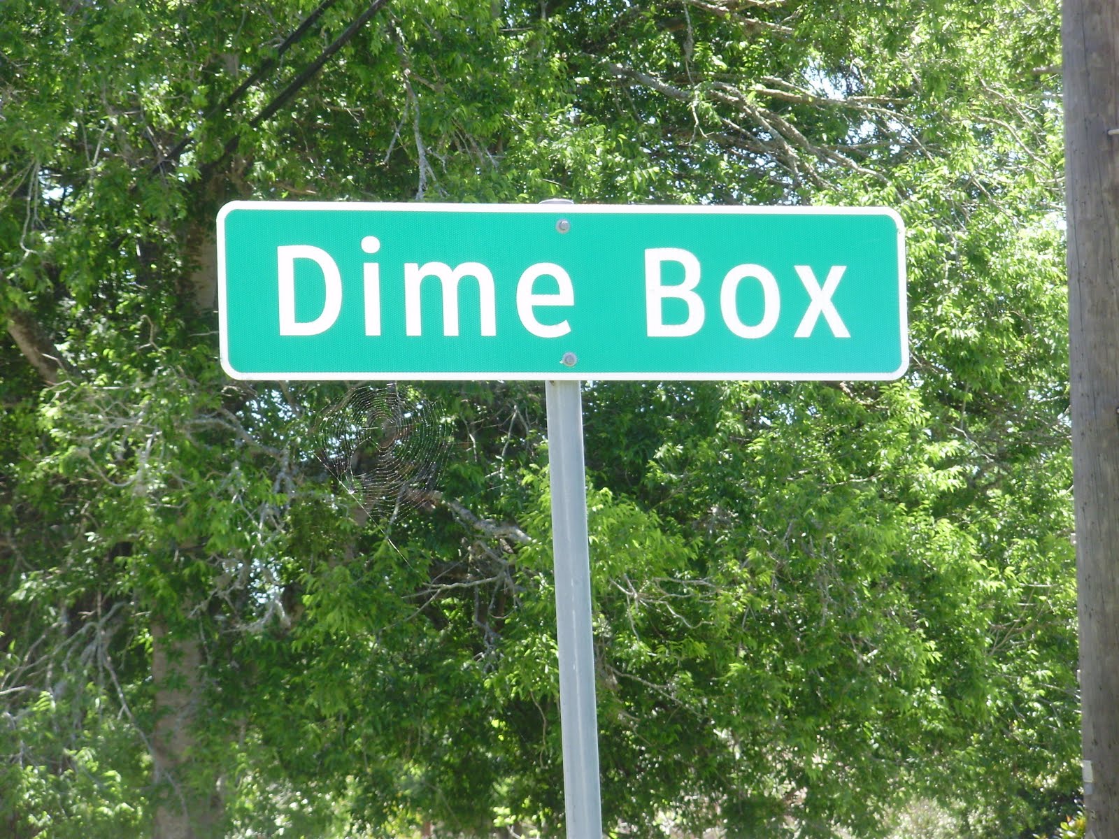 Life at 55 mph Dime Box, Texas (click here for more info)