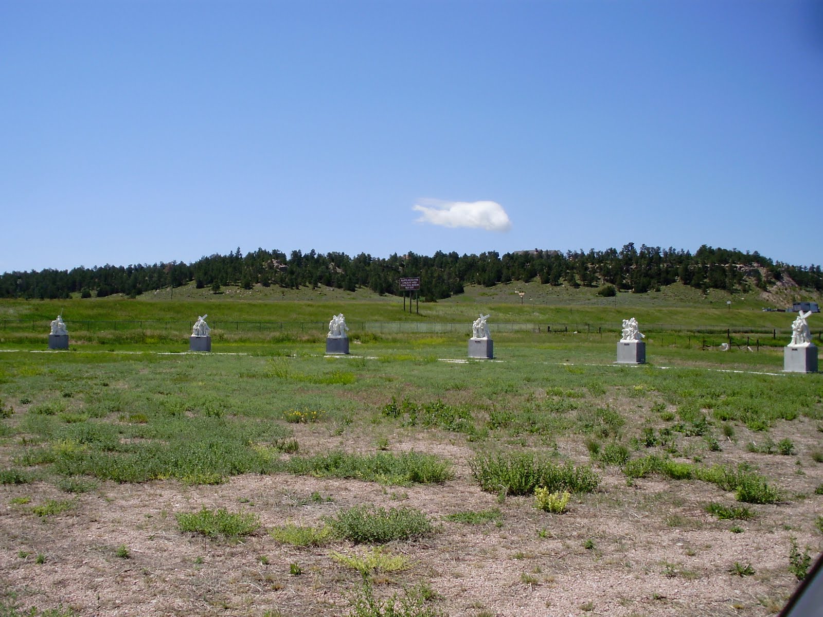 Life at 55 mph Our Lady of Peace Shrine, visible from the interstate