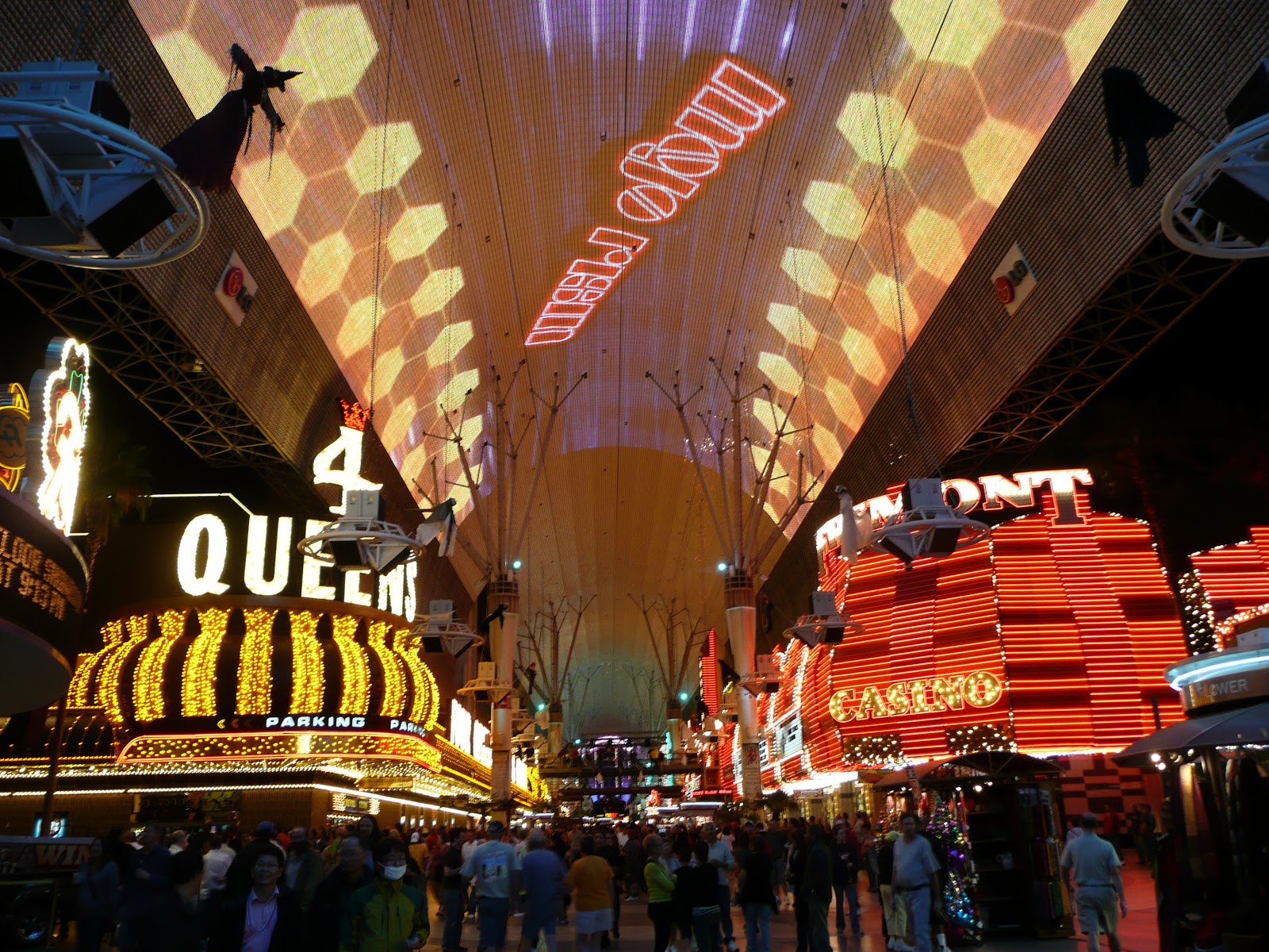 Life at 55 mph Freemont Street Experience in downtown Las Vegas