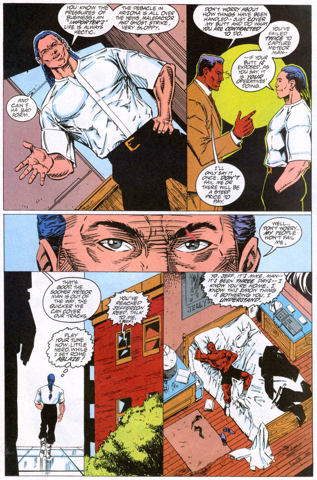 Read online Meteor Man comic -  Issue #3 - 7