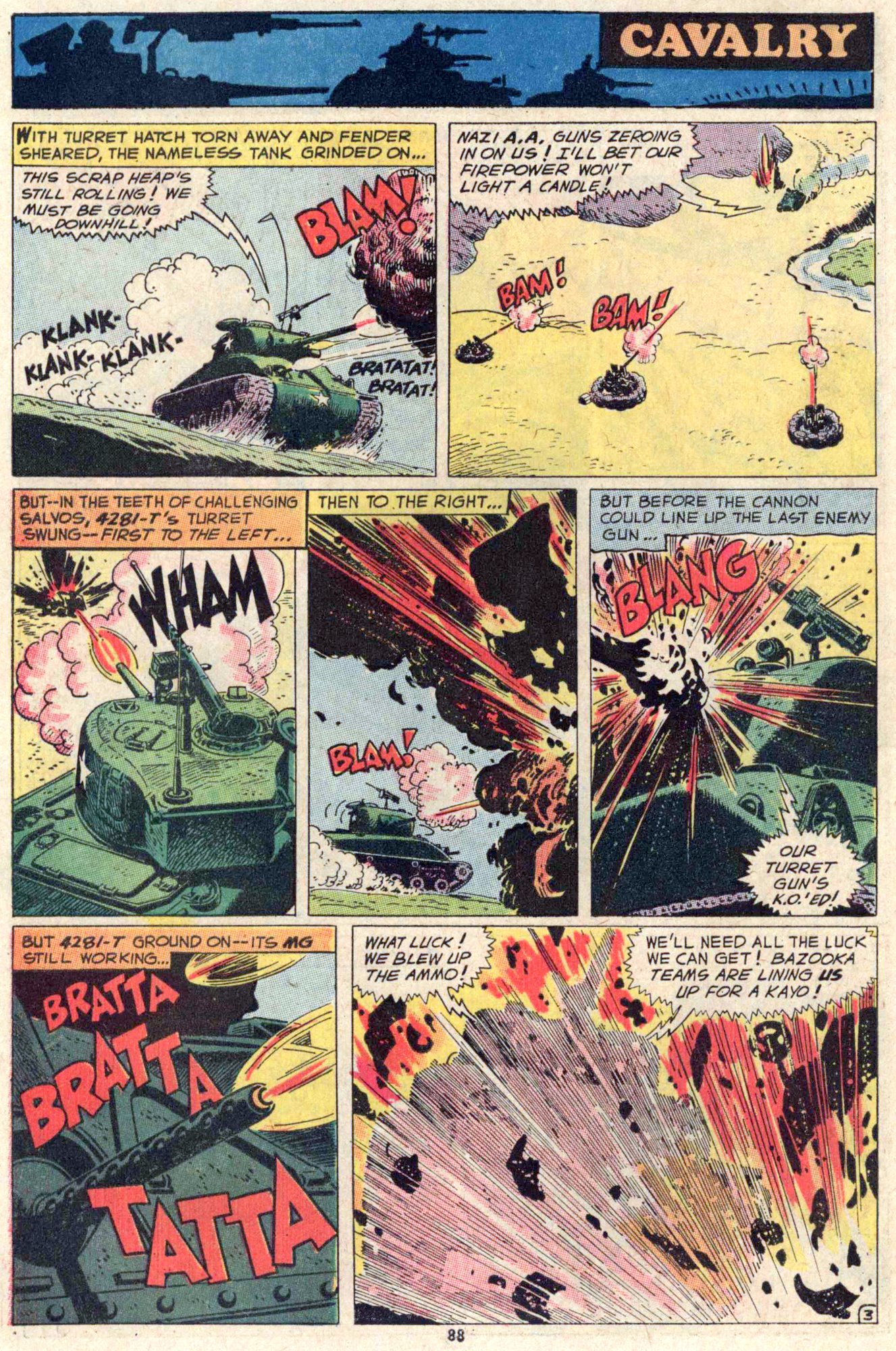 Read online Our Army at War (1952) comic -  Issue #242 - 88