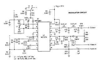 Electronics Circuit Application: MC1374 TV Modulator