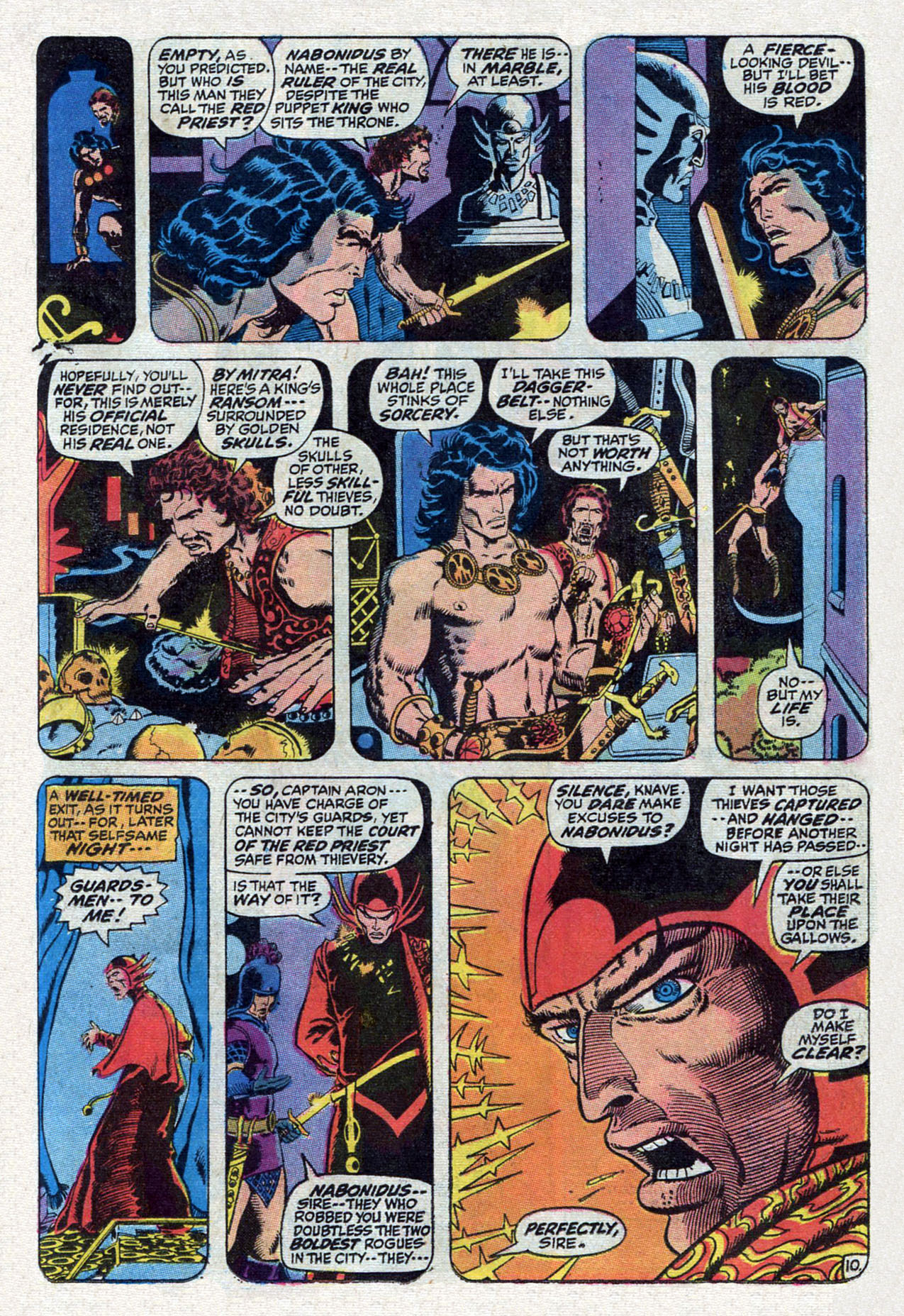 Read online Conan the Barbarian (1970) comic -  Issue #10 - 13