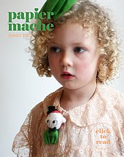 My Doli Little one on the cover of Papier Mache -issue 2