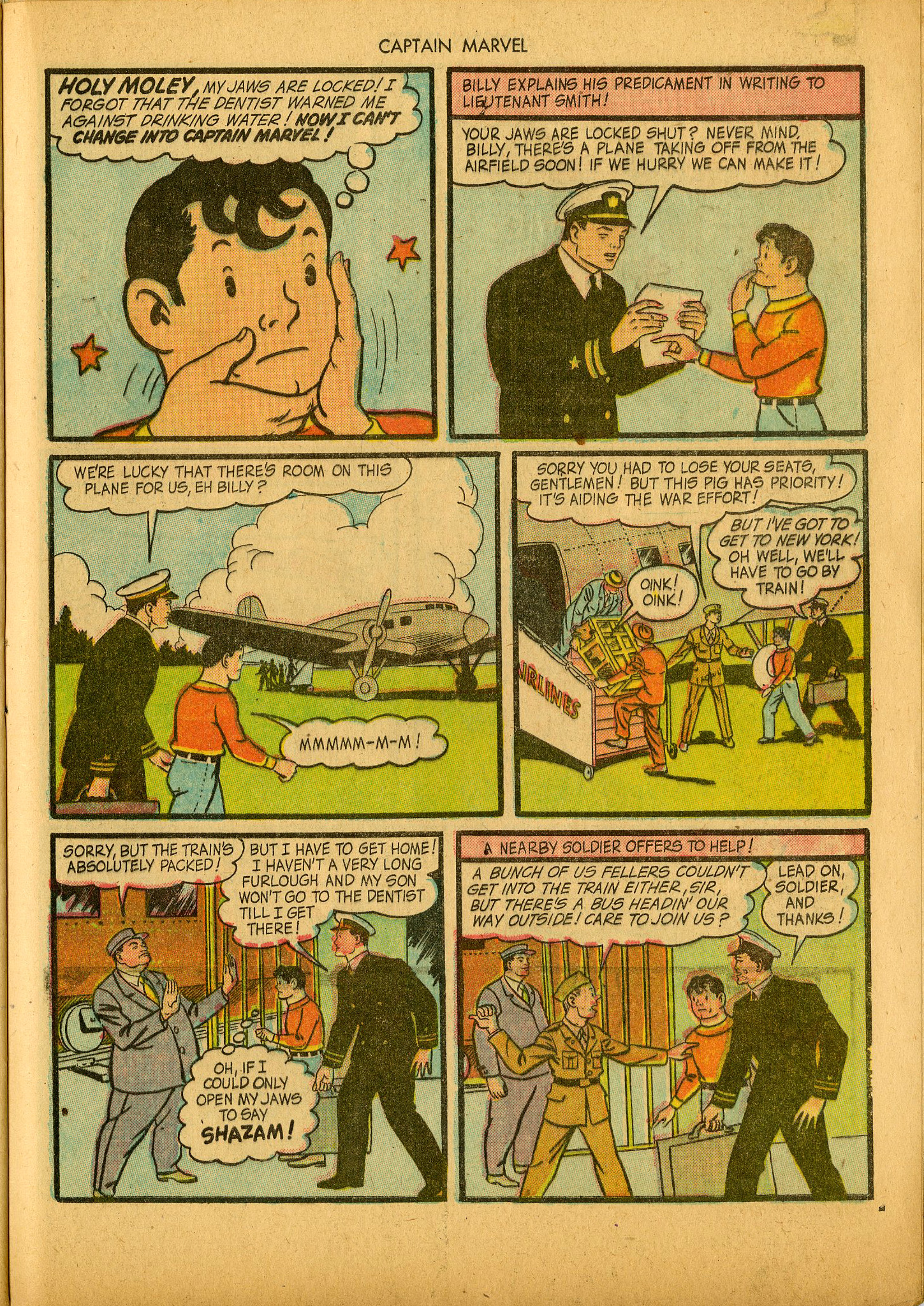 Read online Captain Marvel Adventures comic -  Issue #36 - 33