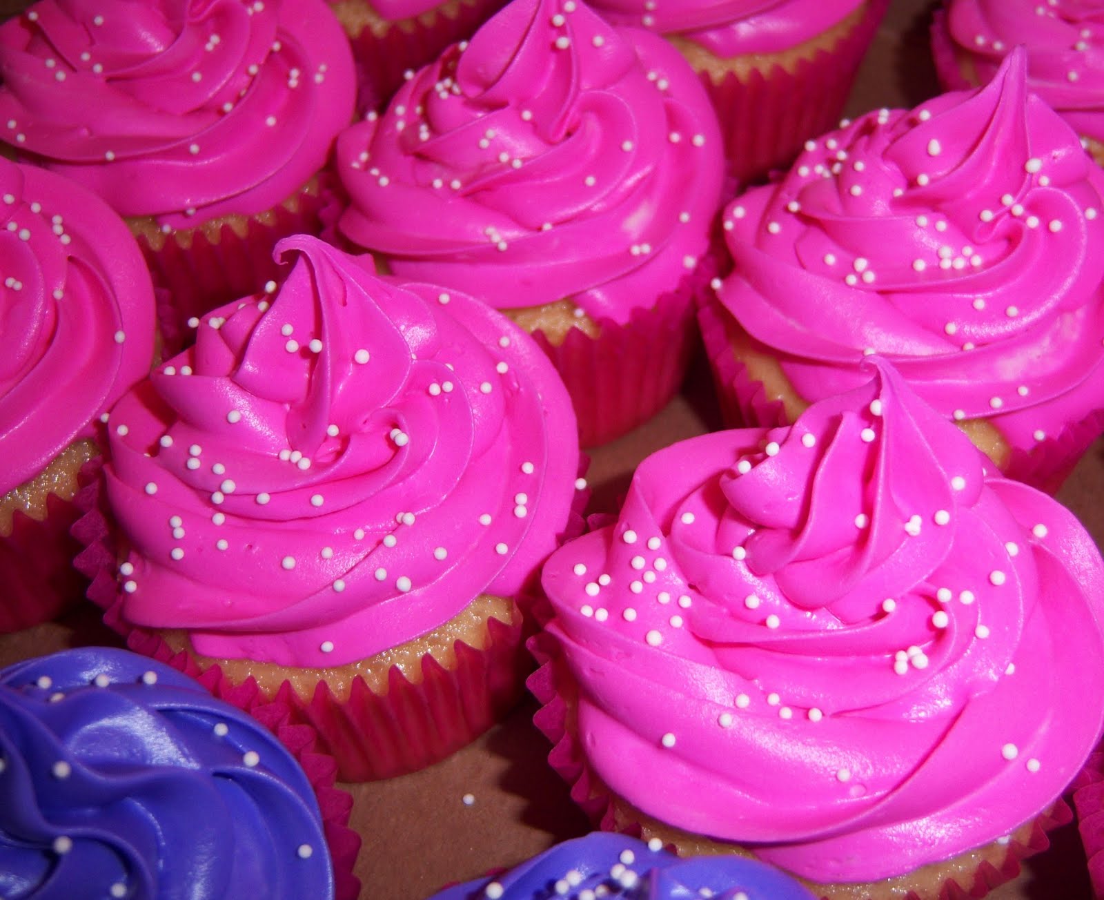 Cupcake Delivery Dallas Birthday, Wedding Cupcakes Dallas, TX Pink and Purple CupCakes
