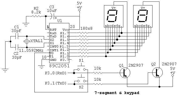ELECTRO,CIRCUIT, SCHEMA & DATASHEET: Scanning 7-Segment