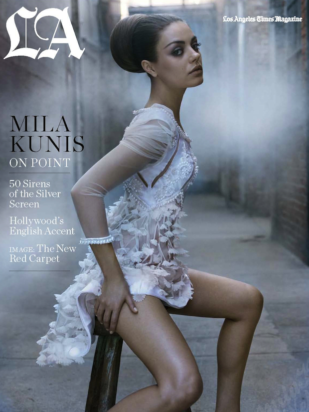 Kunis' LA Times Magazine Cover & Swan Christine Reehorst