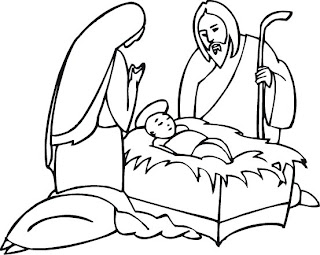 Nativity Coloring Pages for Christmas