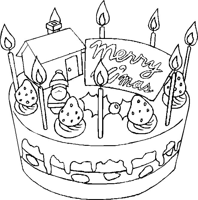 cake coloring pages - photo #28