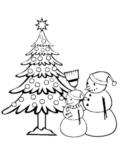 Christmas Tree Coloring Pages