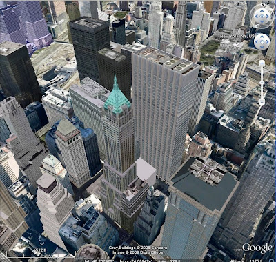 Manhattan dans Google Earth