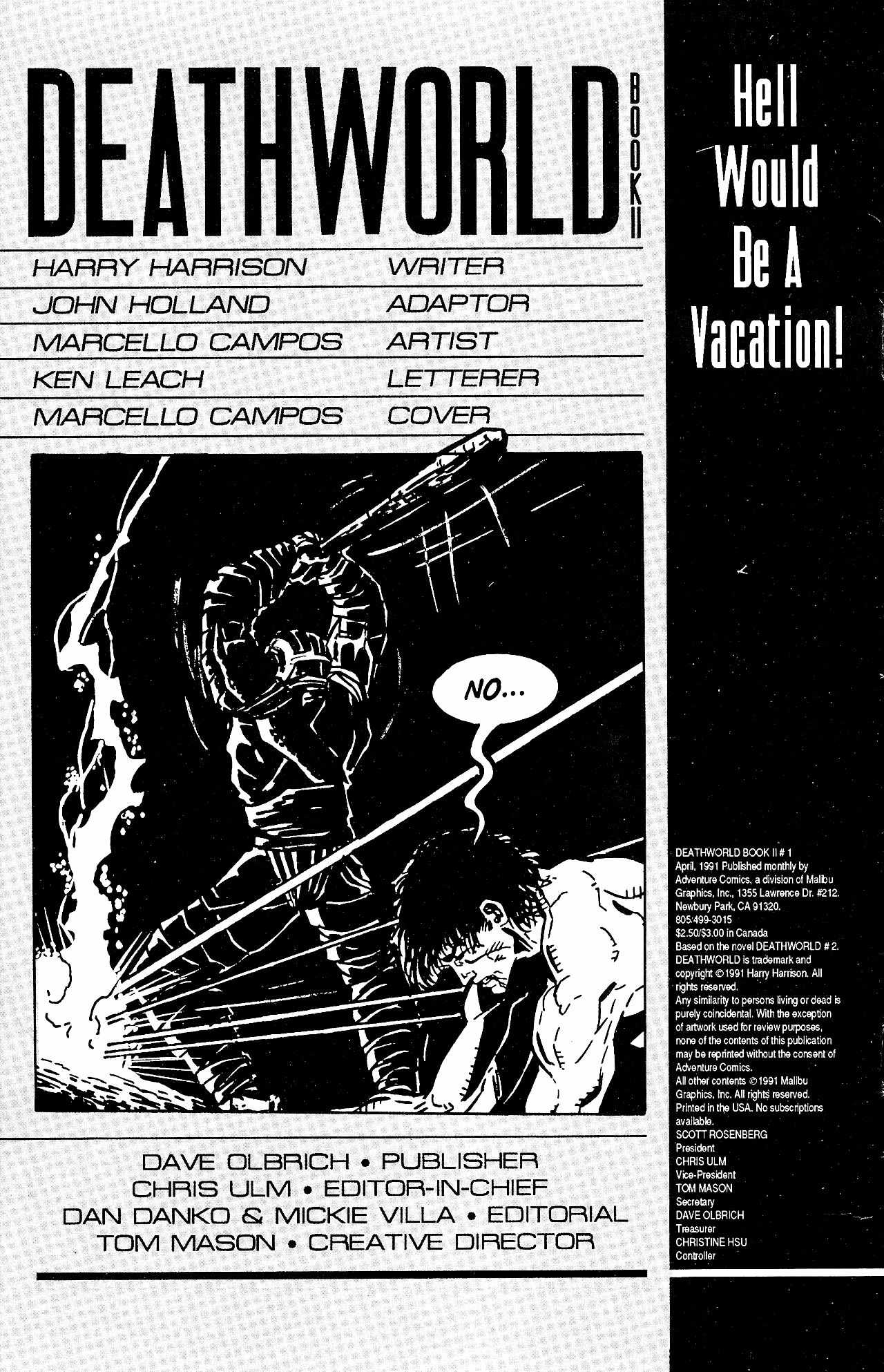Read online Deathworld: Book Two comic -  Issue #1 - 2