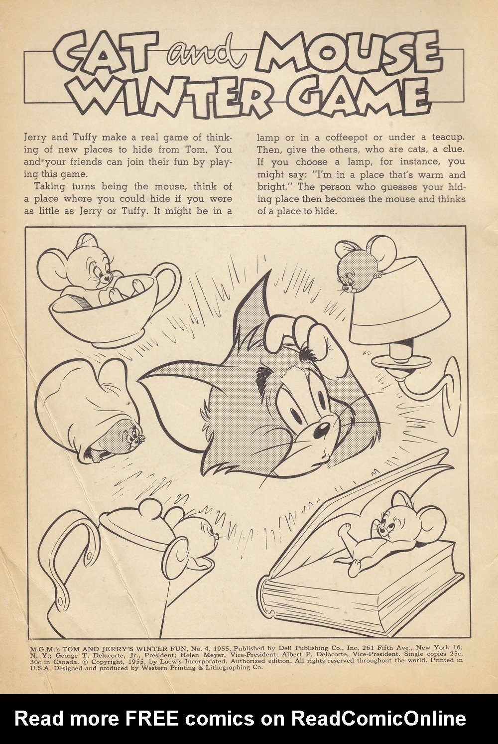 Read online M.G.M.'s Tom and Jerry's Winter Fun comic -  Issue #4 - 3