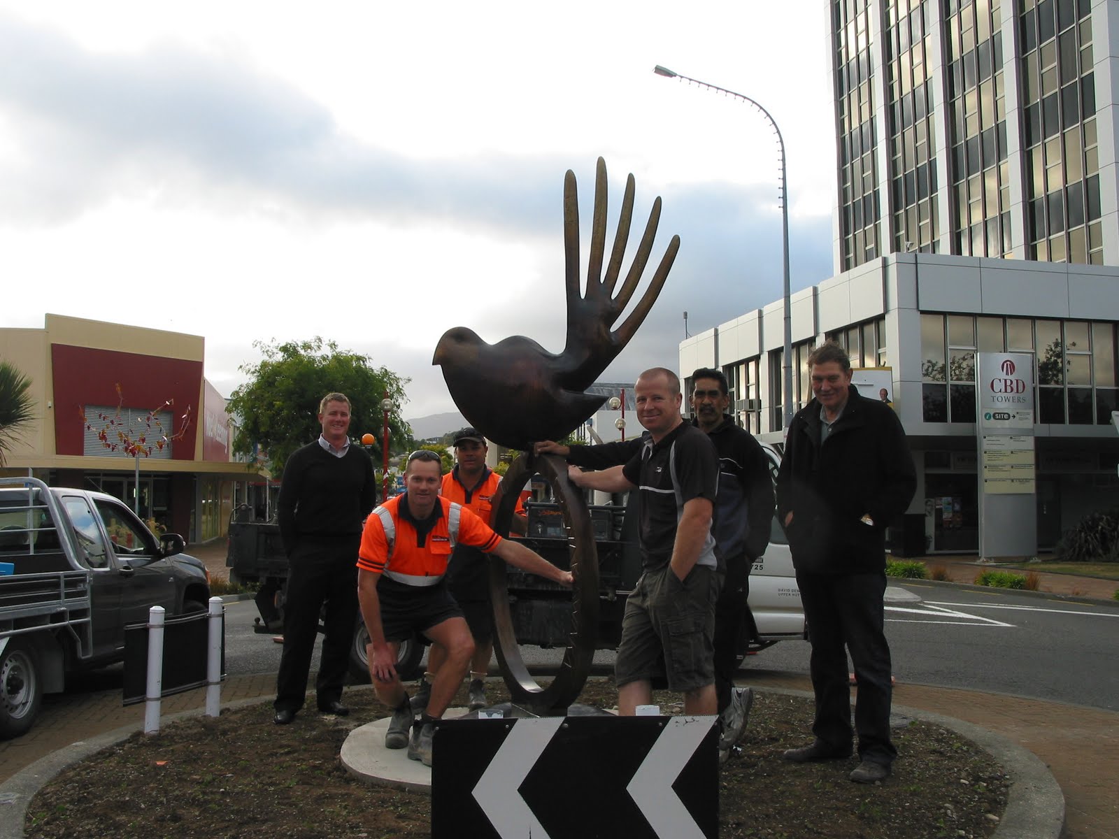 Page Blackie Gallery news Photographs of the fantastic new Paul Dibble