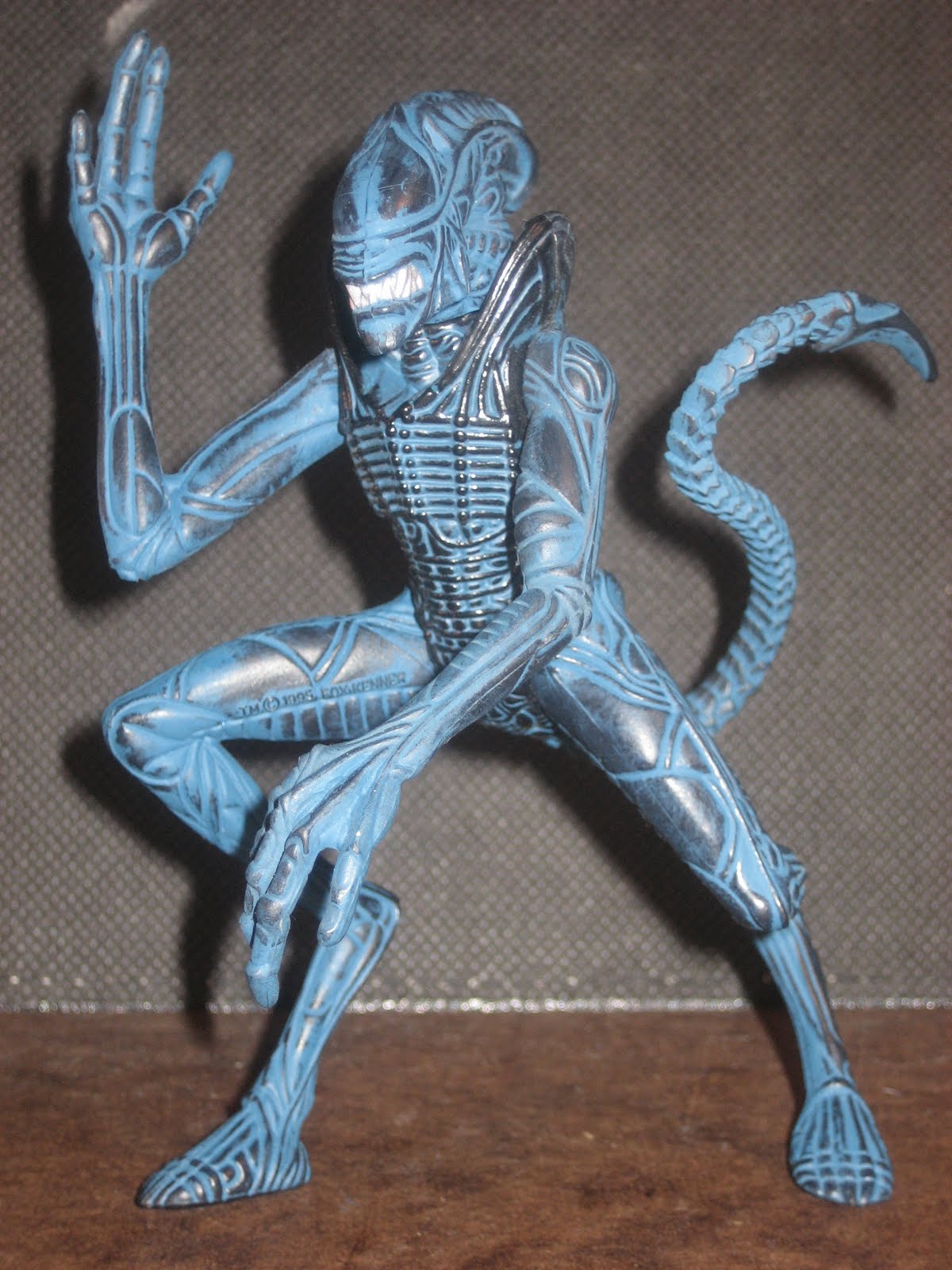 Random Happenstance: Retro Toy Week: Blue Raspberry Alien!
