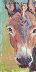donkey face paintings painting 2008 acrylic