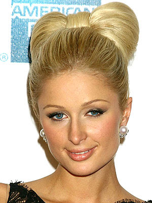 Paris Hilton Updo Hairstyle