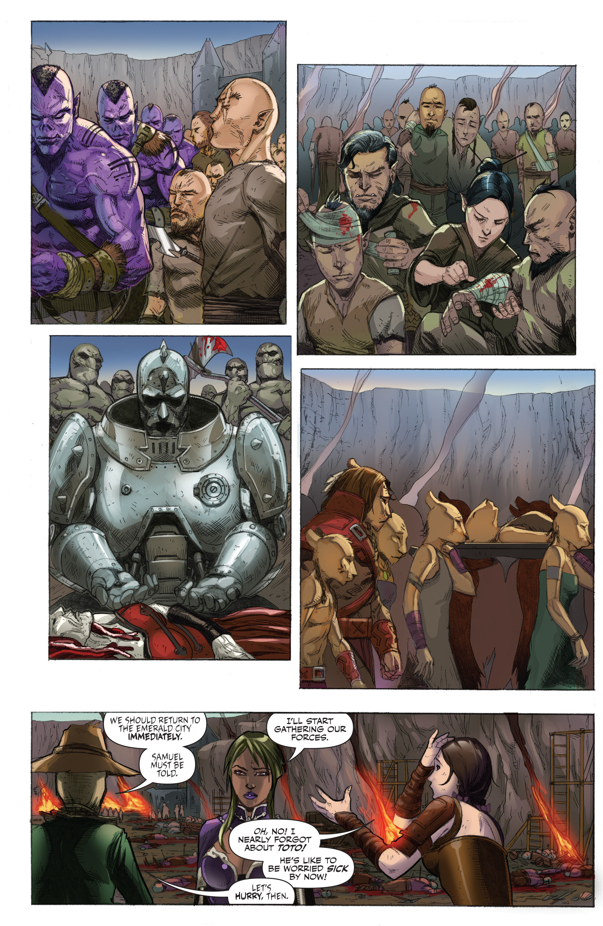 Read online Grimm Fairy Tales presents Warlord of Oz comic -  Issue #6 - 21