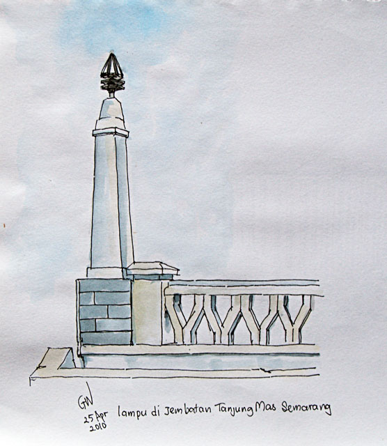 Urban Sketchers Indonesia Lampu Taman Urban Sketchers Indonesia Lampu Taman