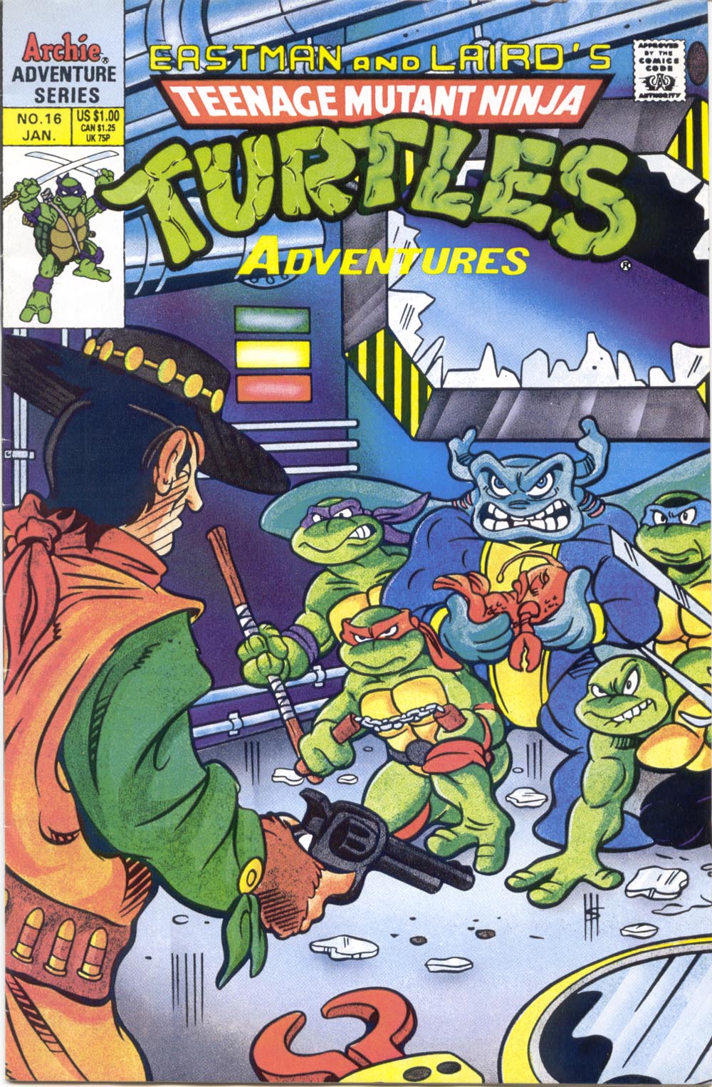 Read online Teenage Mutant Ninja Turtles Adventures (1989) comic -  Issue #16 - 1
