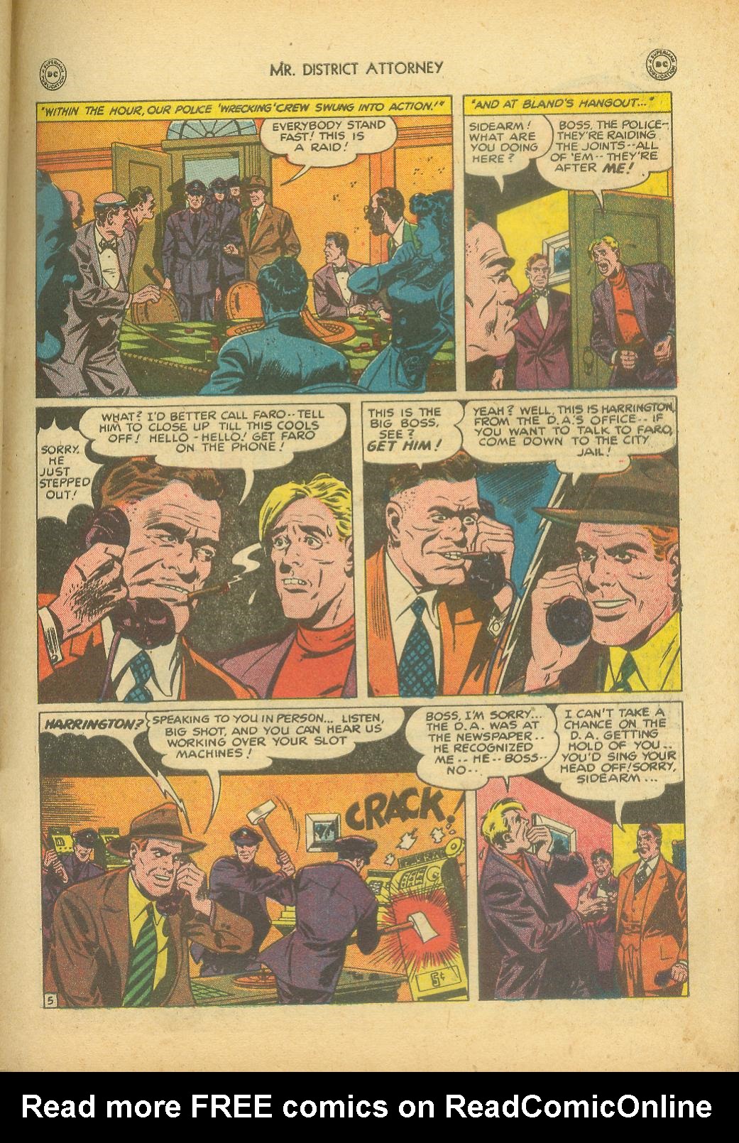 Read online Mr. District Attorney comic -  Issue #8 - 45