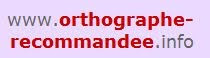 Orthographe recommandée