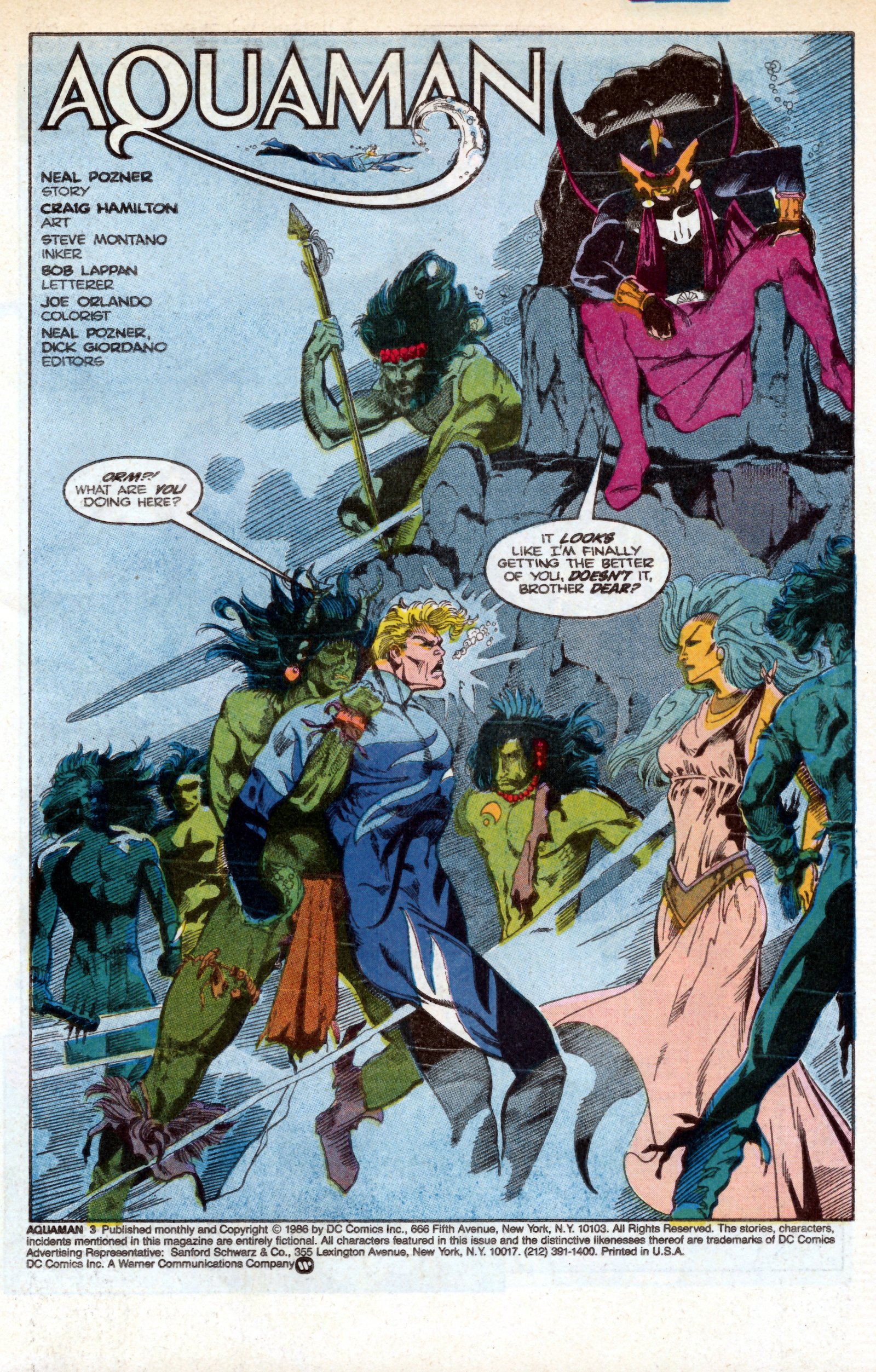 Read online Aquaman (1986) comic -  Issue #3 - 3