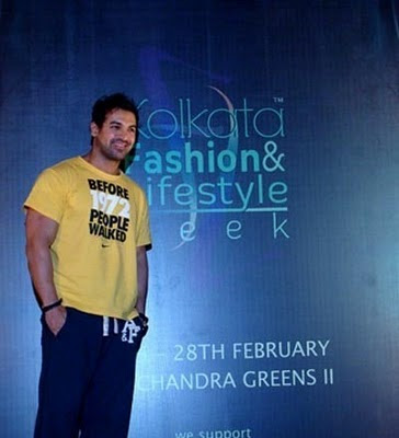 John Abraham at the Kolkata Fashion and Lifestyle Week 
