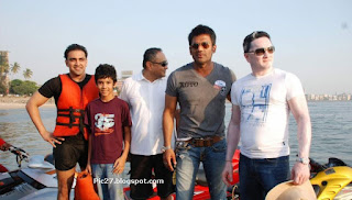 Sunil Shetty at Formula One Jet Ski Race