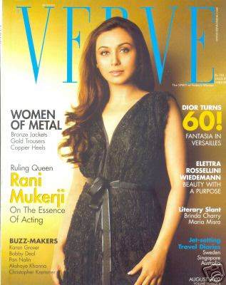 Rani Mukherjee on Verve Magazine