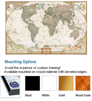 Contours - National Geographic Maps Blog: Framed and Mounted Maps