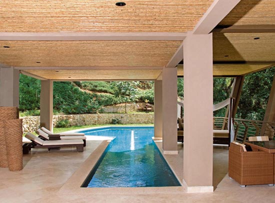 Elegant Pool Green House