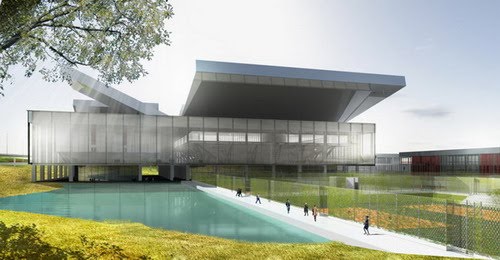 Sport Complex in Madrid by Dominique Perrault