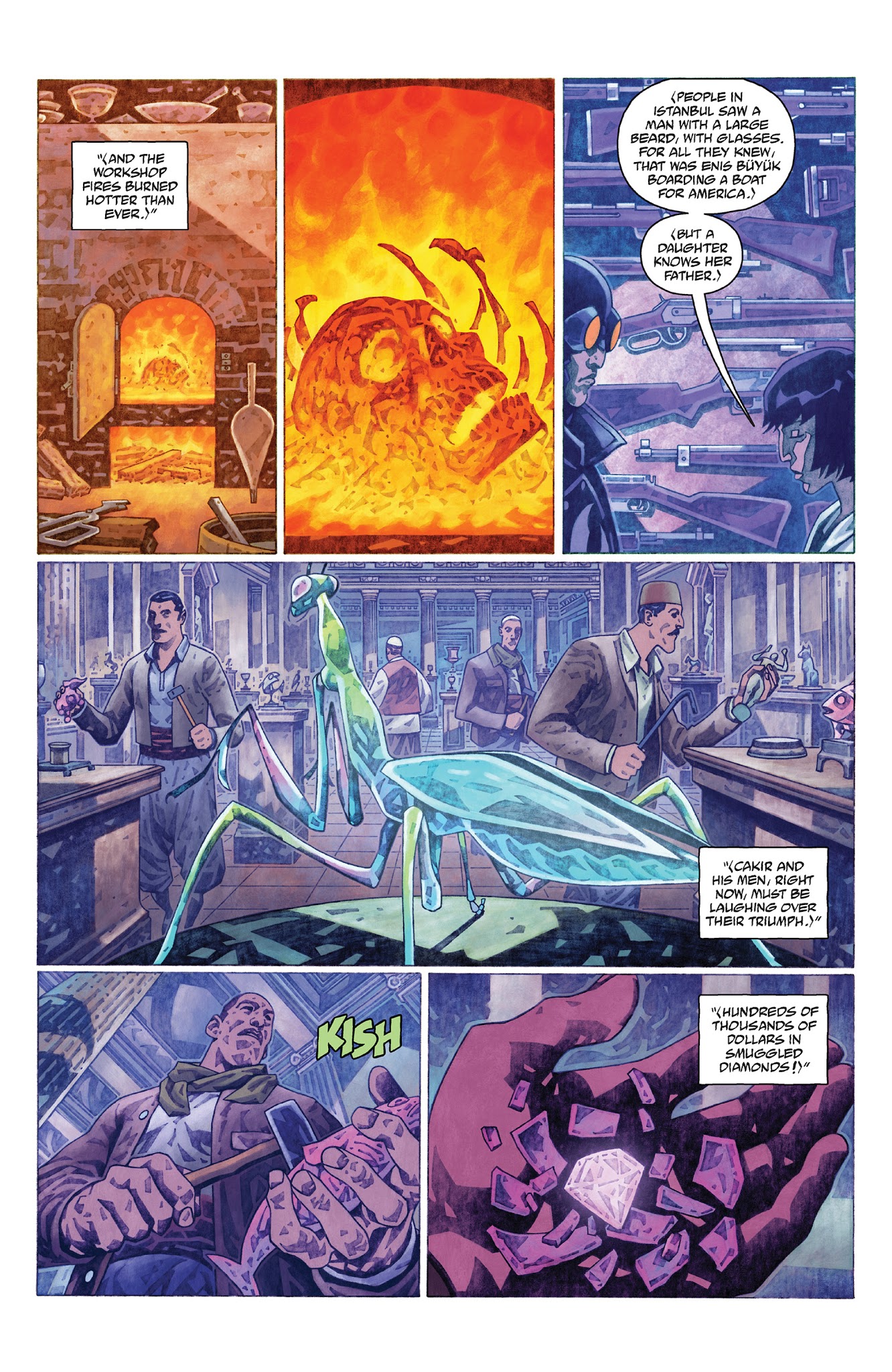 Read online Lobster Johnson: The Glass Mantis comic -  Issue # Full - 14