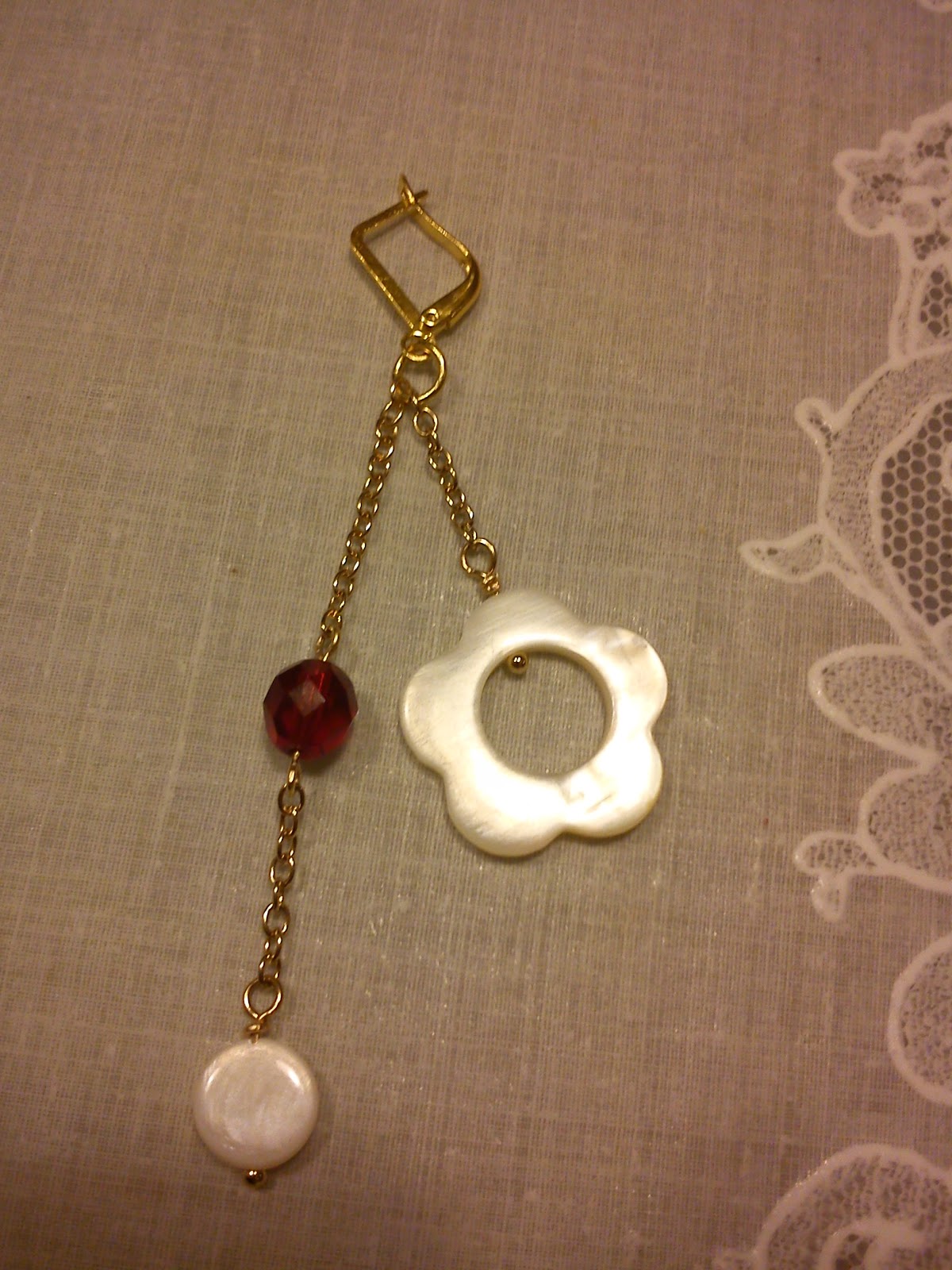 Χειροποίητα κοσμήματα... to love! Σκουλαρίκια faux bijoux με φίλντισι