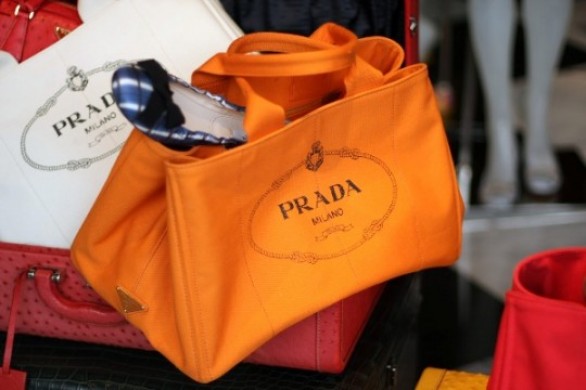 prada canapa orange