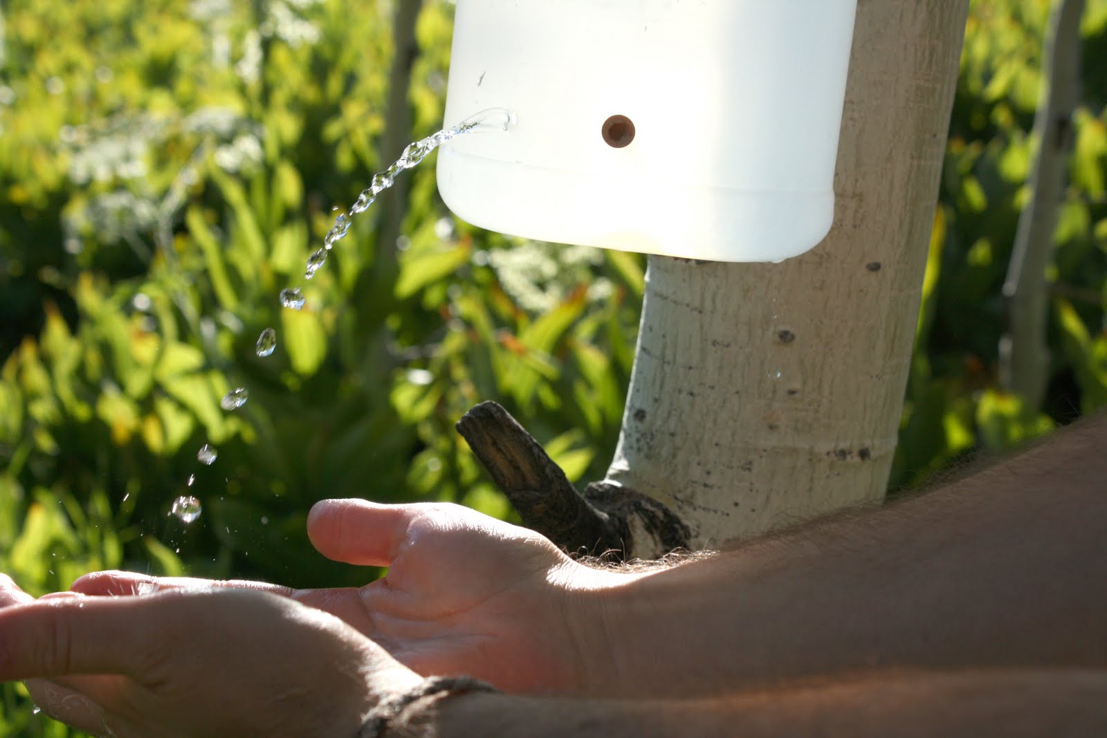 The Parsimonious Princess Random Reuse The Camping Handwashing Station
