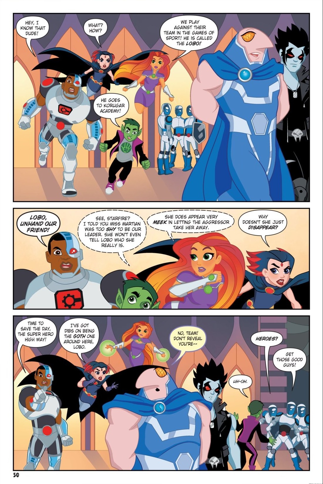 Read online DC Super Hero Girls: Search for Atlantis comic -  Issue # TPB - 50
