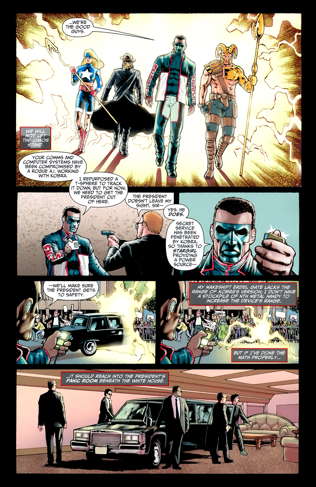 Read online JSA vs. Kobra comic -  Issue #6 - 15