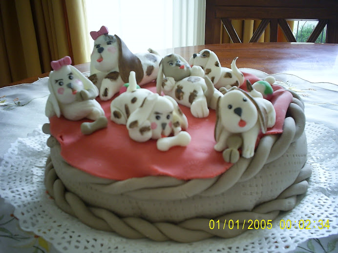 Torta Canasto de Perritos