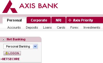 Transfer Money Online From Axis Bank To Other Bank Account - 