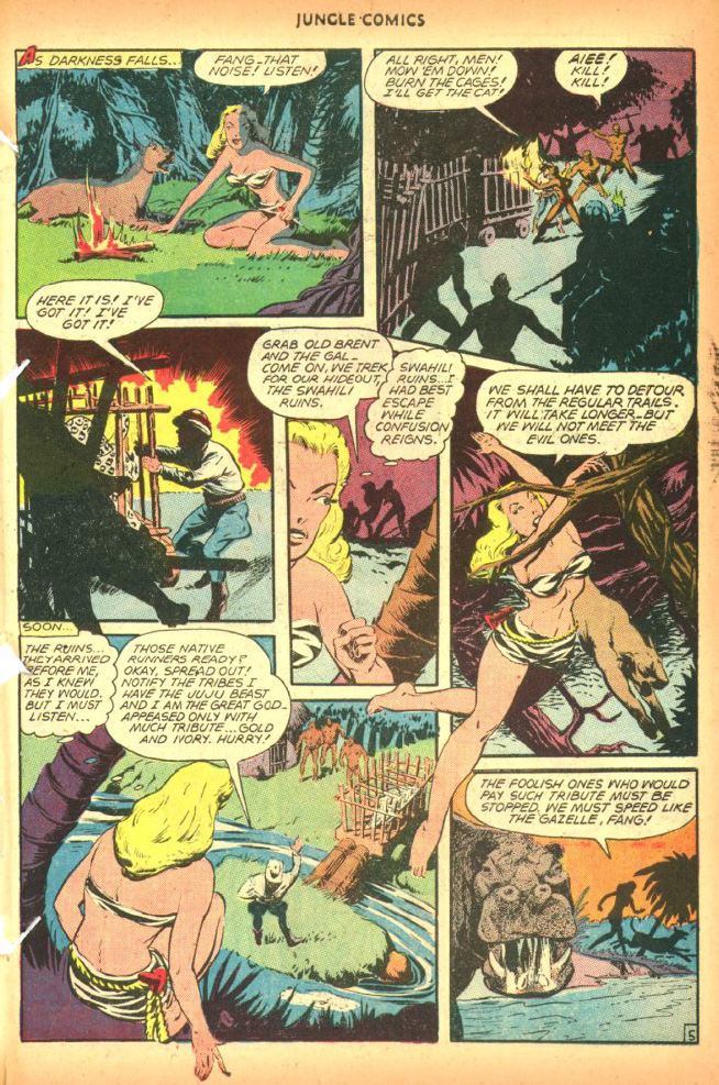 Read online Jungle Comics comic -  Issue #90 - 47