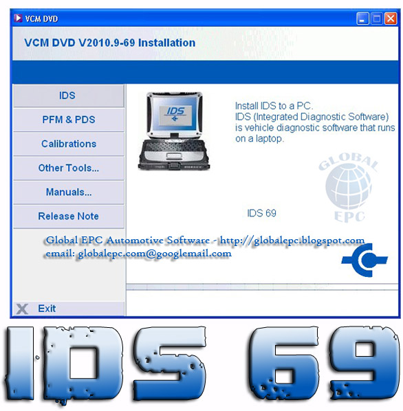 ford ids software dvd