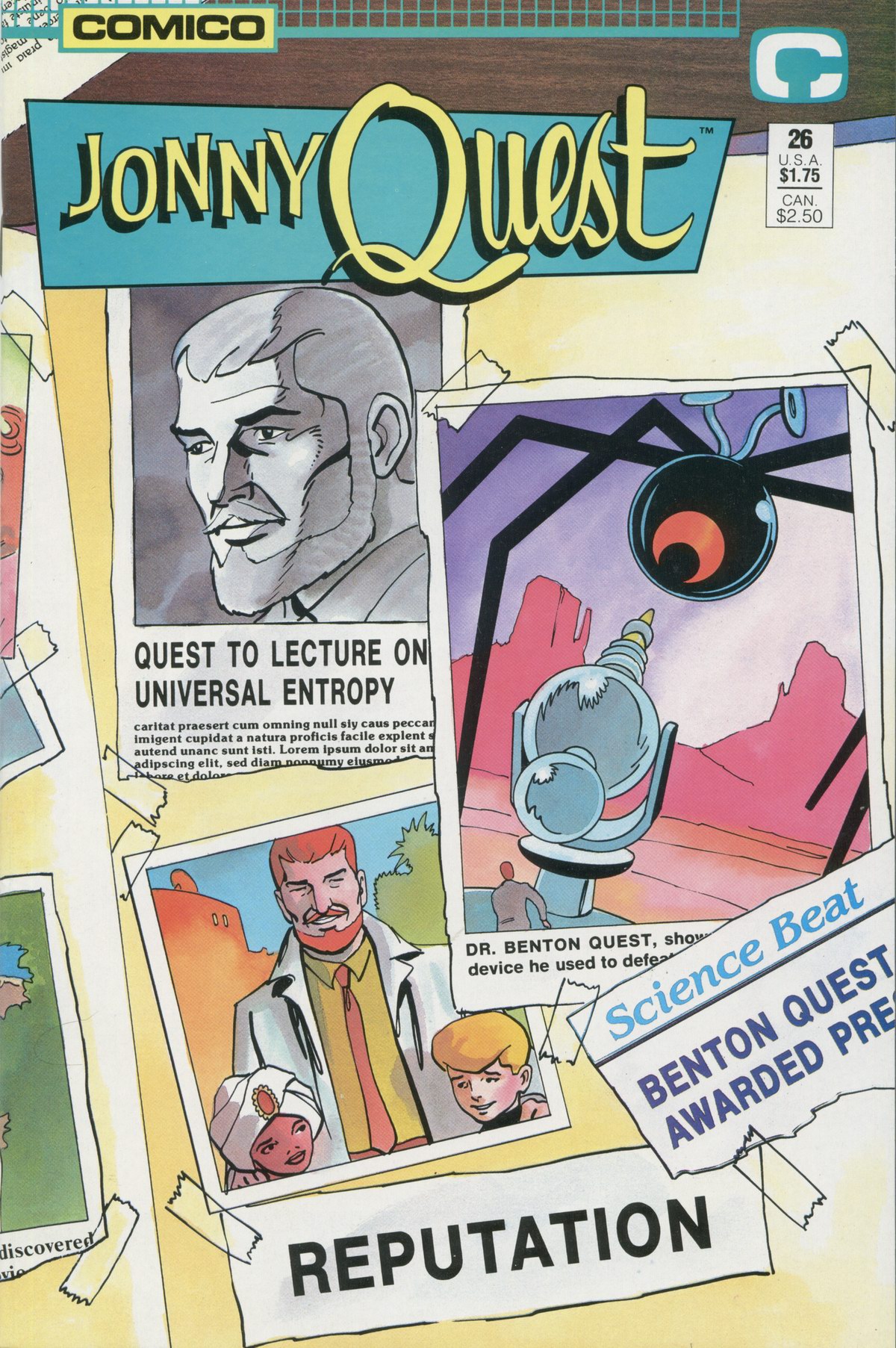 Read online Jonny Quest comic -  Issue #26 - 1