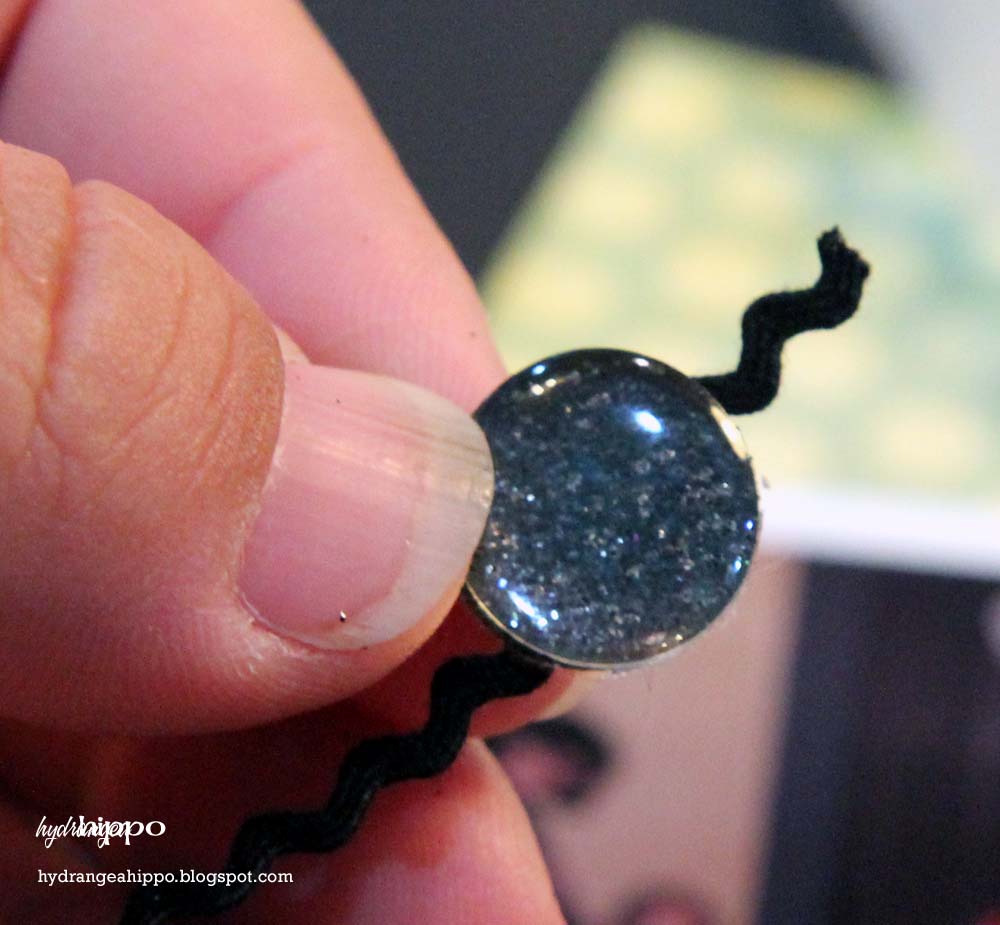 Spooky Button Spiders - Hydrangea Hippo by Jennifer Priest