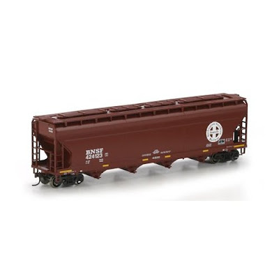 The Railroad Modeler: Athearn HO Scale Center Fow Hopper Car - BNSF