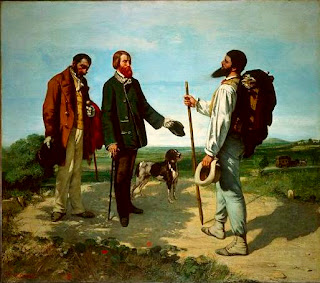 Bonjour Monsieur Courbet by Gustave Courbet