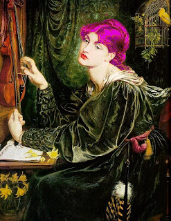 Veronica Veronese, mirrored and purple