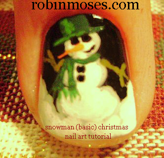 Nail Art by Robin Moses: "christmas nails" "cute christmas nails" "easy